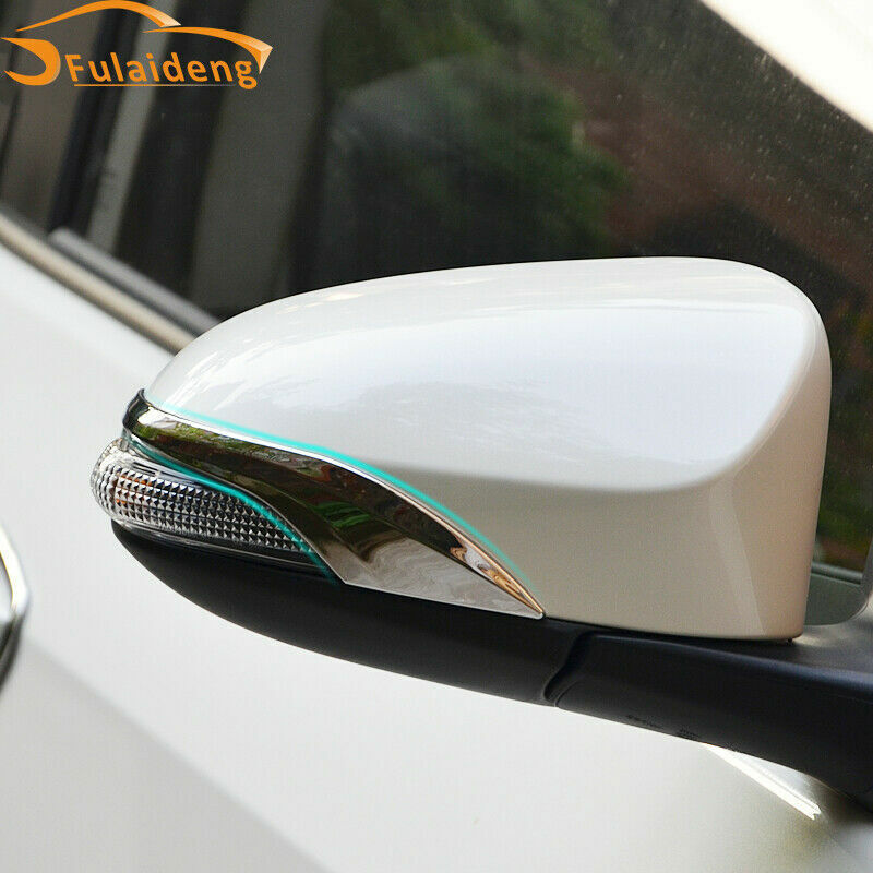 for Toyota for Corolla 2014-2018 Chrome Car Rearview Side Mirror Decorate Cover Trim