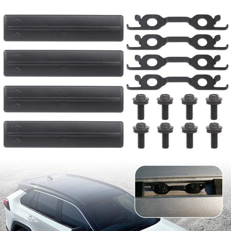 NEW ROOF RACK REMOVAL KIT W/COVERS for TOYOTA 2004-2018 4RUNNER 2006-2017 RAV4