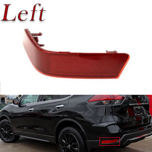 Left rear bumper marker light reflector applicable to 2017-2020 for Nissan Rogue