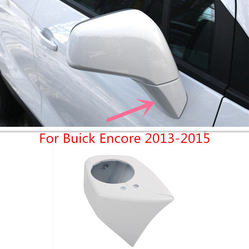 White Rearview Mirror Base Cover Cap Right Side Fit for Buick Encore 2013-2015