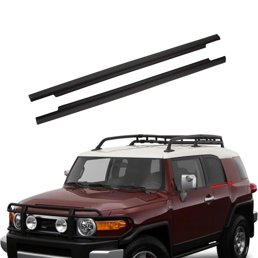 1 PAIR OUTER RIGHT+LEFT REAR DOOR WEATHERSTRRIP for TOYOTA FJ CRUISER 2007-2014