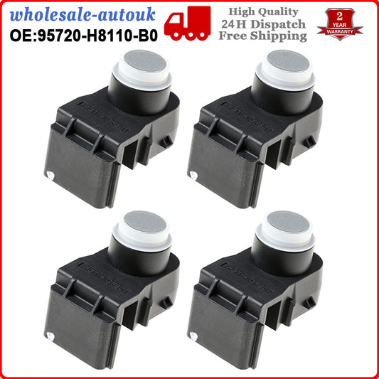 SET OF 4 CENTRE REAR BUMPER PDC PARKING SENSOR for KIA STONIC 17-20 95720-H8110 Q