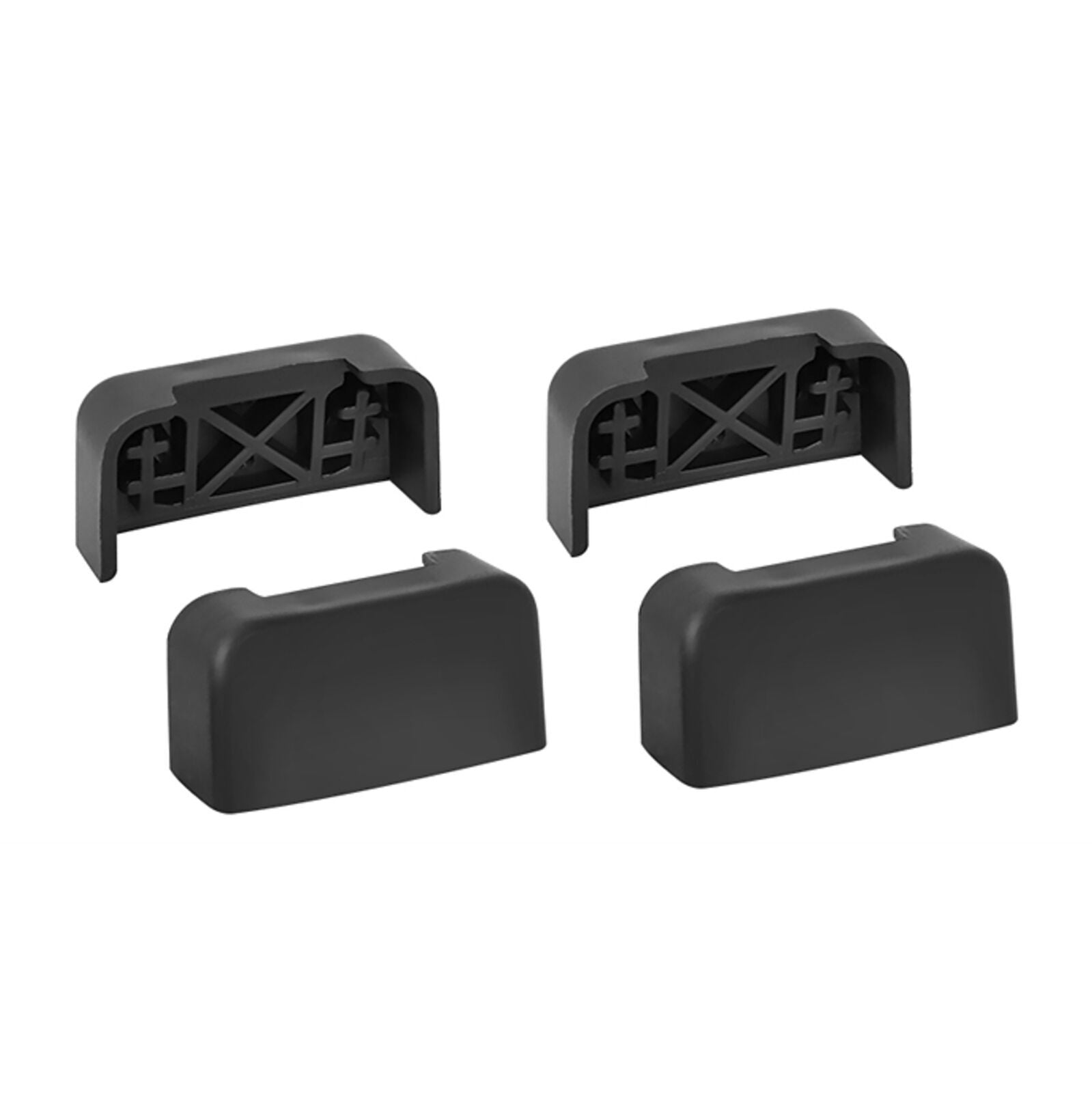 4-Piece Rear for Seat Rail Protector Soft Rubber Covers for Model 3/Y- n