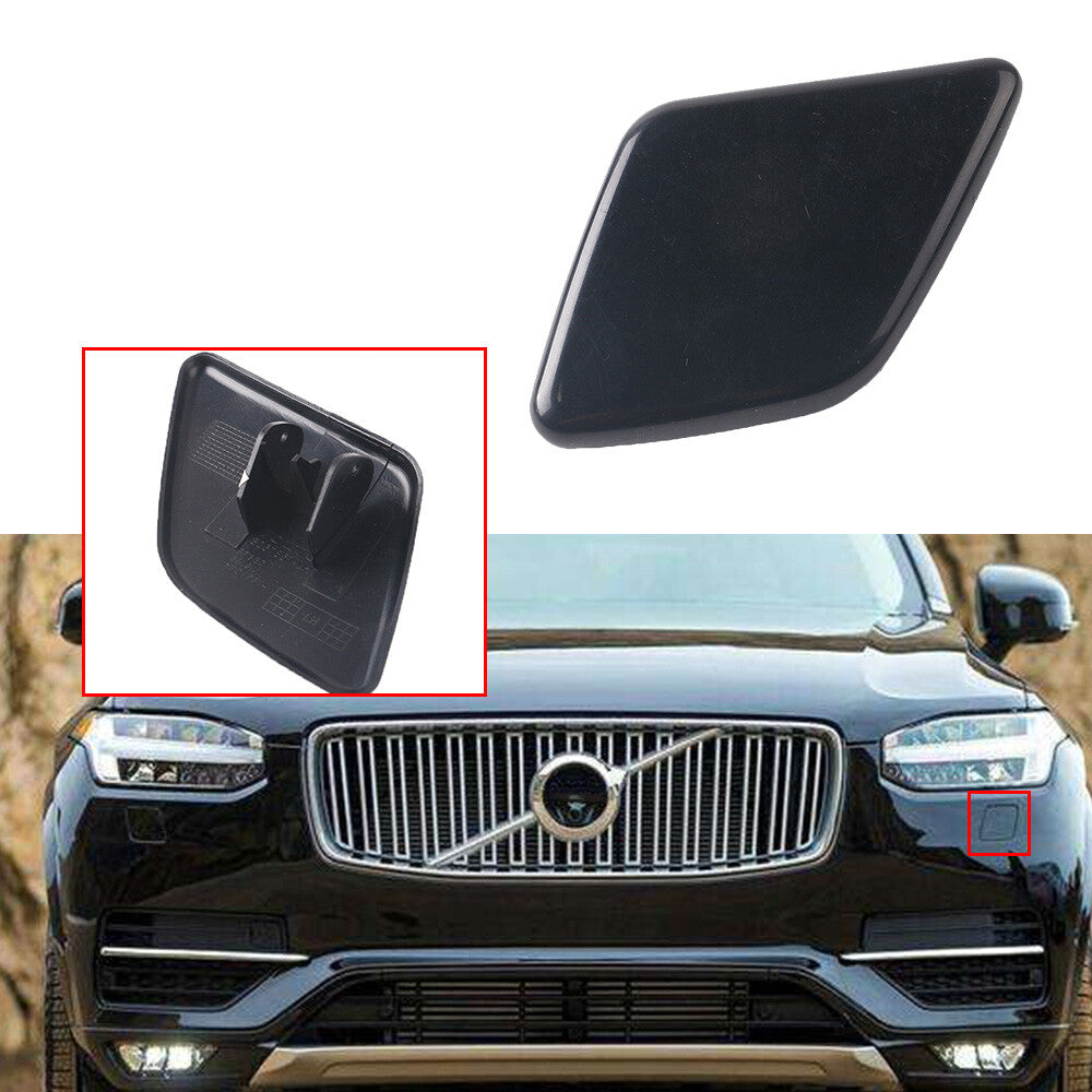 Plastic For 07-14 for VOLVO XC90 Headlight Washer Cover Cap Front Bumper Trim LH Q