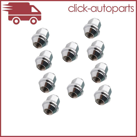 Fit For Edge 15-19 Fusion 17-19 for Mustang 15-19 MKX 16-19 10x Wheel Lug Nut Chrome Q