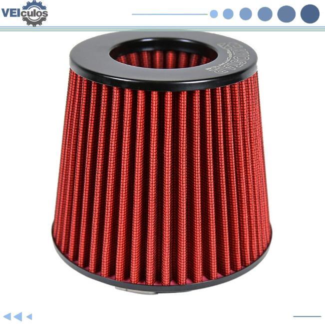 3.5in 89mm High Flow Inlet Cleaner Dry Filter Cold Air Intake Cone Replacement