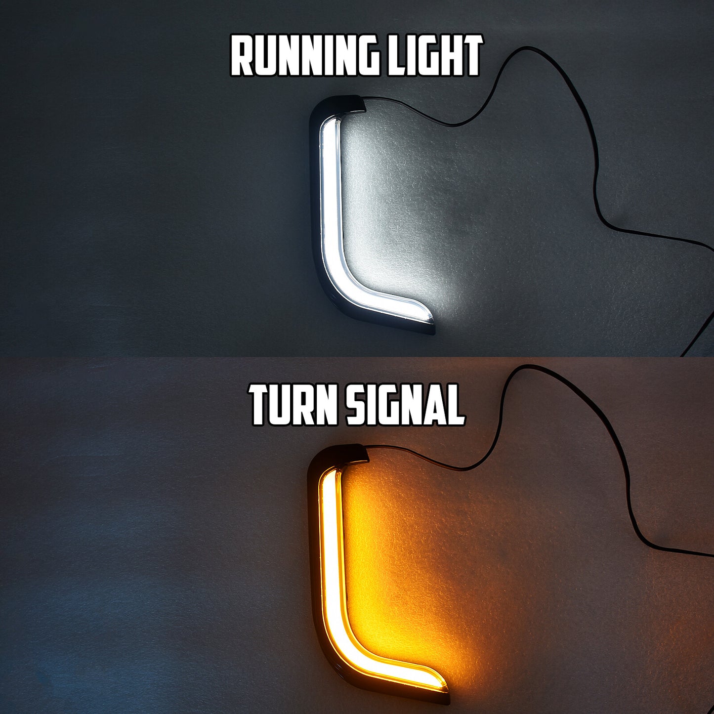 LED Fairing Lower Light Accent Light Turn Signal Fit for Harley Touring 2006-13 Q
