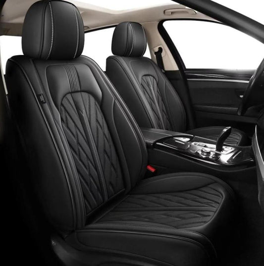 for Wrangler 4 Door 2007-2017 Leather Car 5- for Seat Covers Front Rear Full Set Q