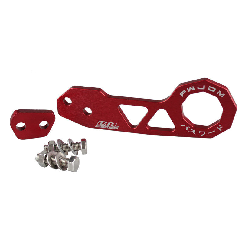 JDM Aluminum Red Racing Trailer Hook Rear Tow Hook for Honda for Acura for Civic for Mazda Q
