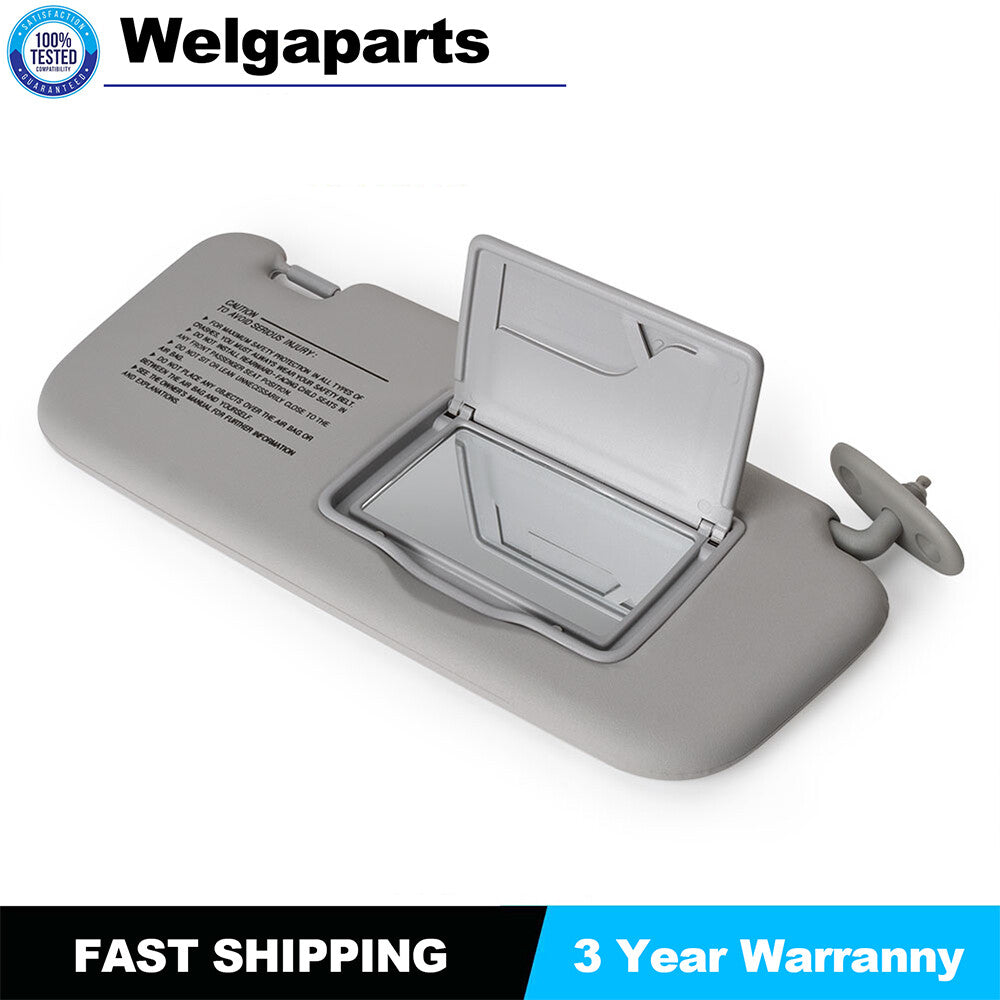 Gray Sun Visor Right Side 852201C200QS for Hyundai Getz Click 2002-12