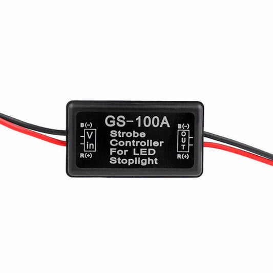 GS-100A 12V Flash Strobe Controller Flasher Module Fits Car LED Brake Stop Light Q