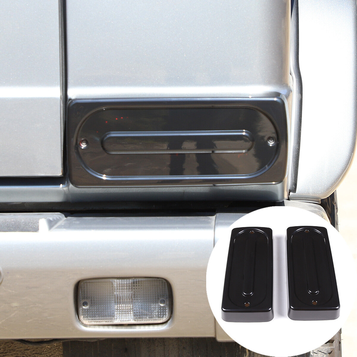 ABS Chrome Silver Exterior Door Handle Housing Protector Trim for Tundra 2022 - 2023- v