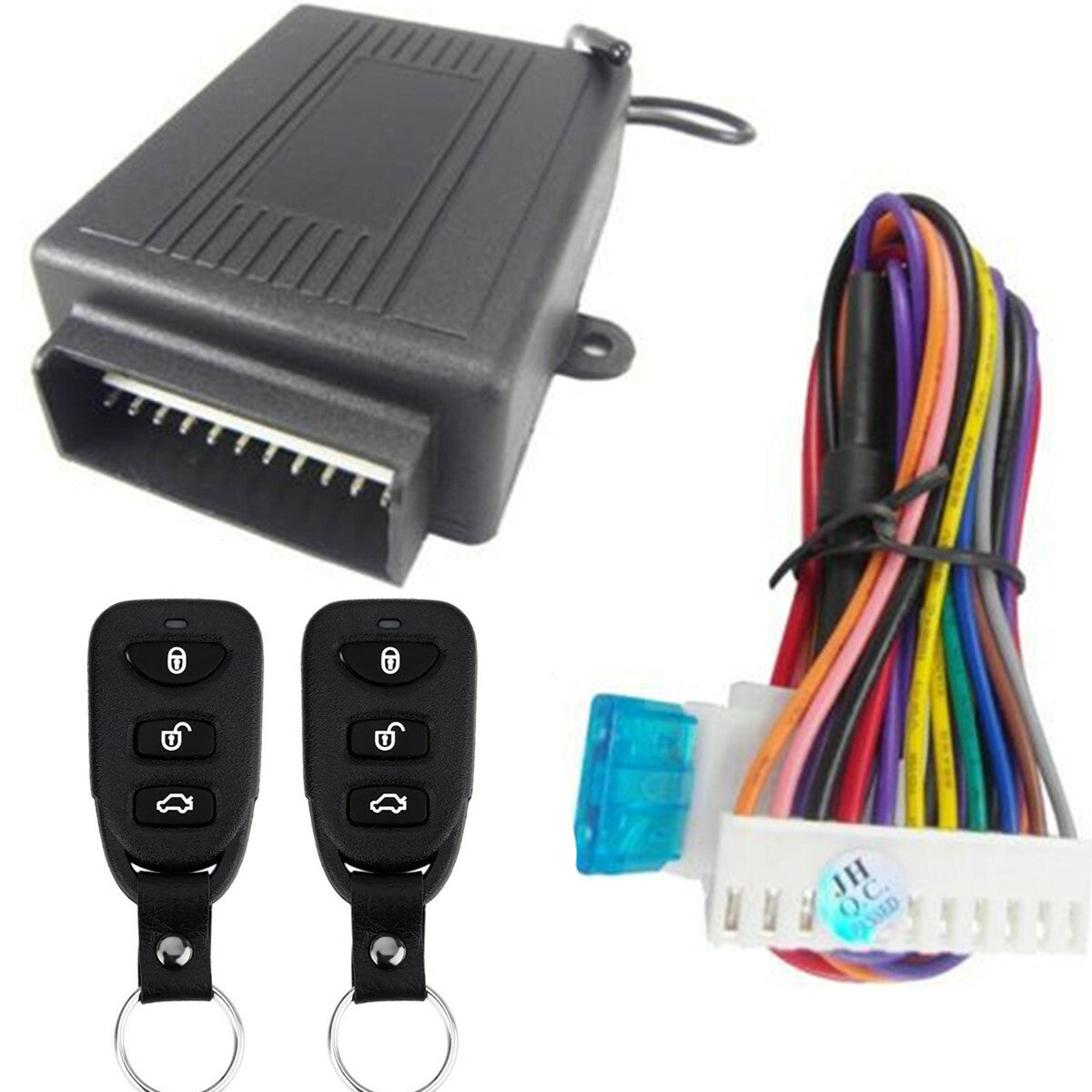 Keyless Entry System Car Central Door Lock Remotely Control Kit Security Alarm Q