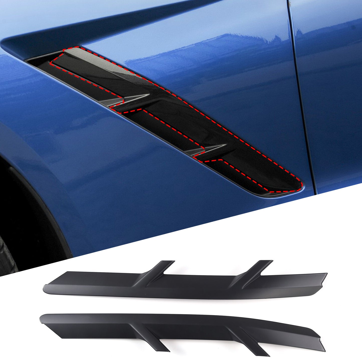 Carbon Fiber ABS Center Console Gear Shift Frame for Subaru WRX STI 2021 - 2023- v