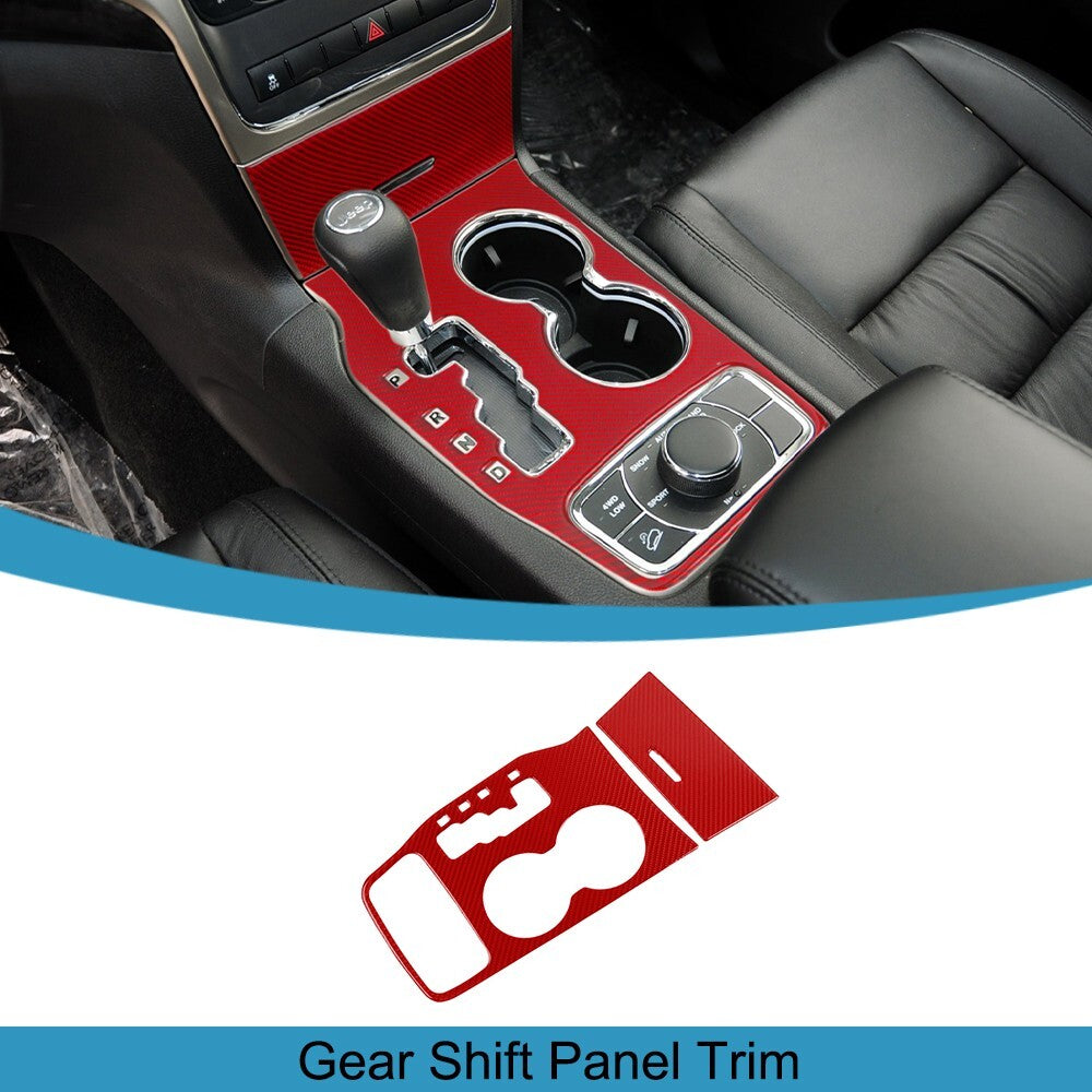 Gear Shift Water Cup Holder Panel Cover Trim for Jeep Grand Cherokee 2011-2013