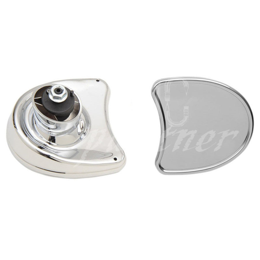 Chrome Fairing Mount Mirror for Harley FLHT Electra Street Glide Ultra 96-13 Q
