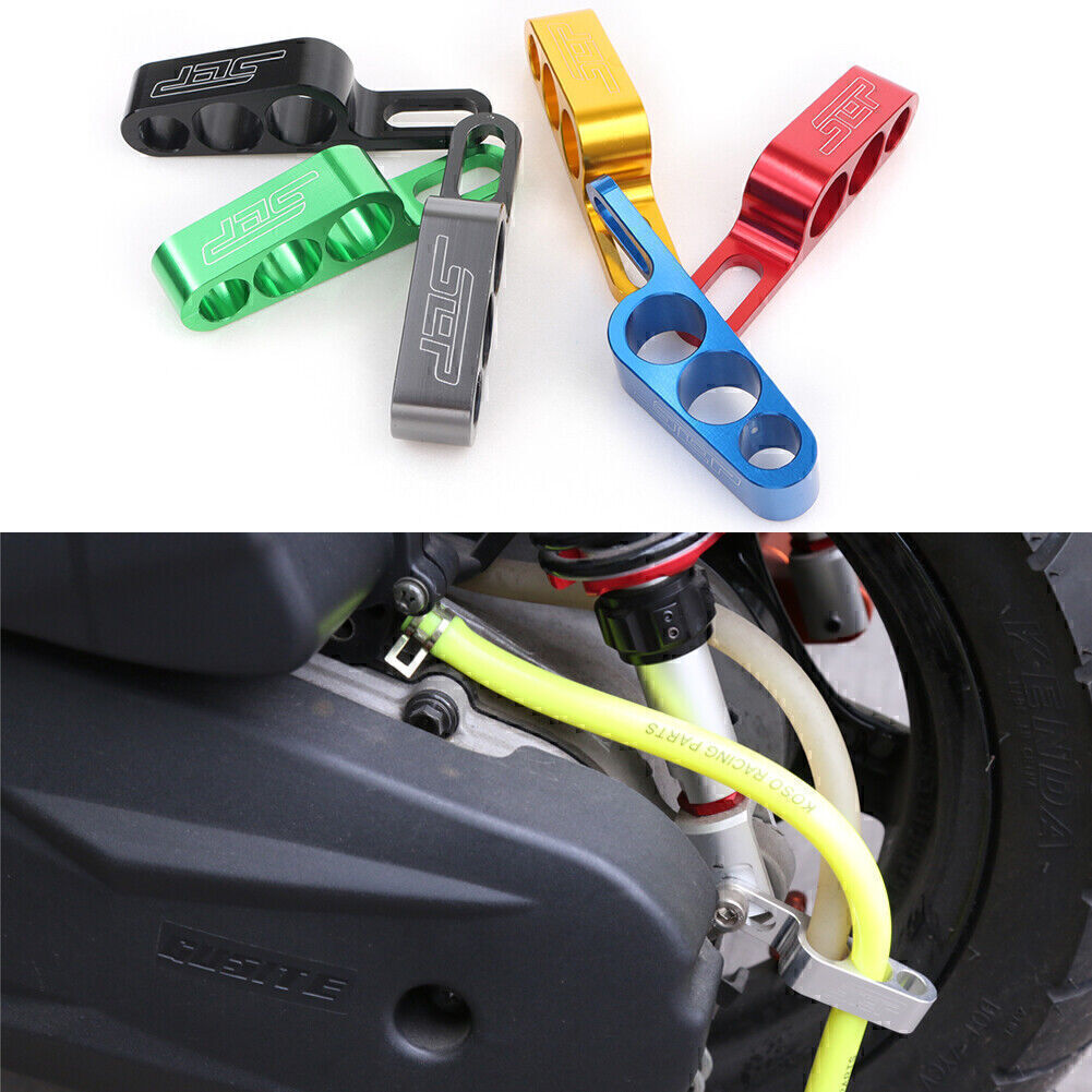 6mm Universal Three Pipes Bracket Stent Waste Oil Tube Fixed Motorcycle