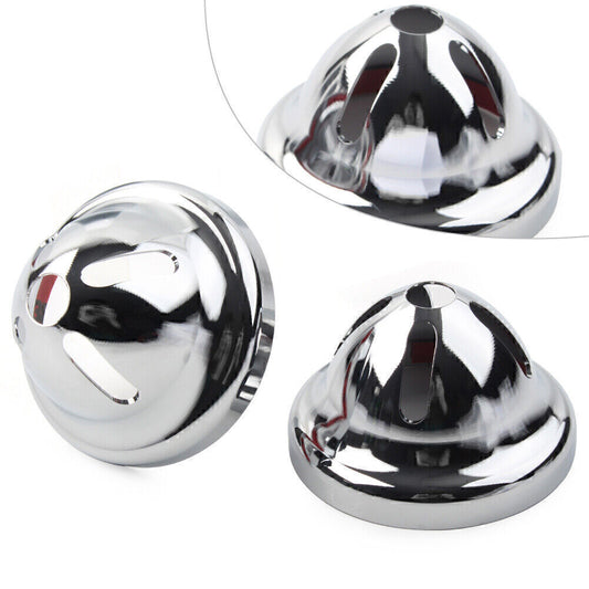 For T100 2002-2014 Scrambler 900 2006-2014 Pair Silver Turn Signal Light Cover Q