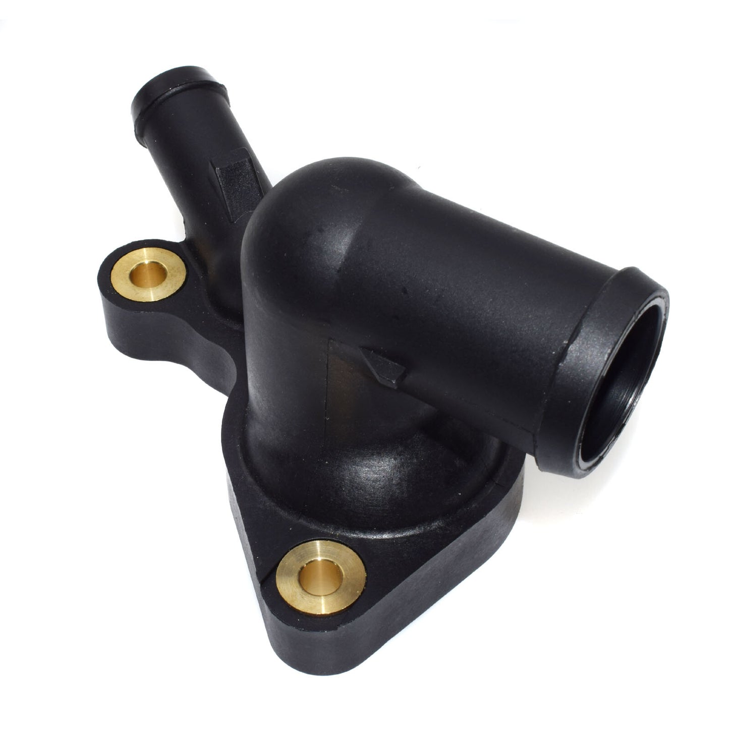 Thermostat housing for Mini Cooper L4 2008, 2007, 2006, 2005, 2004, 2003, and 2002 1.6L models. Q