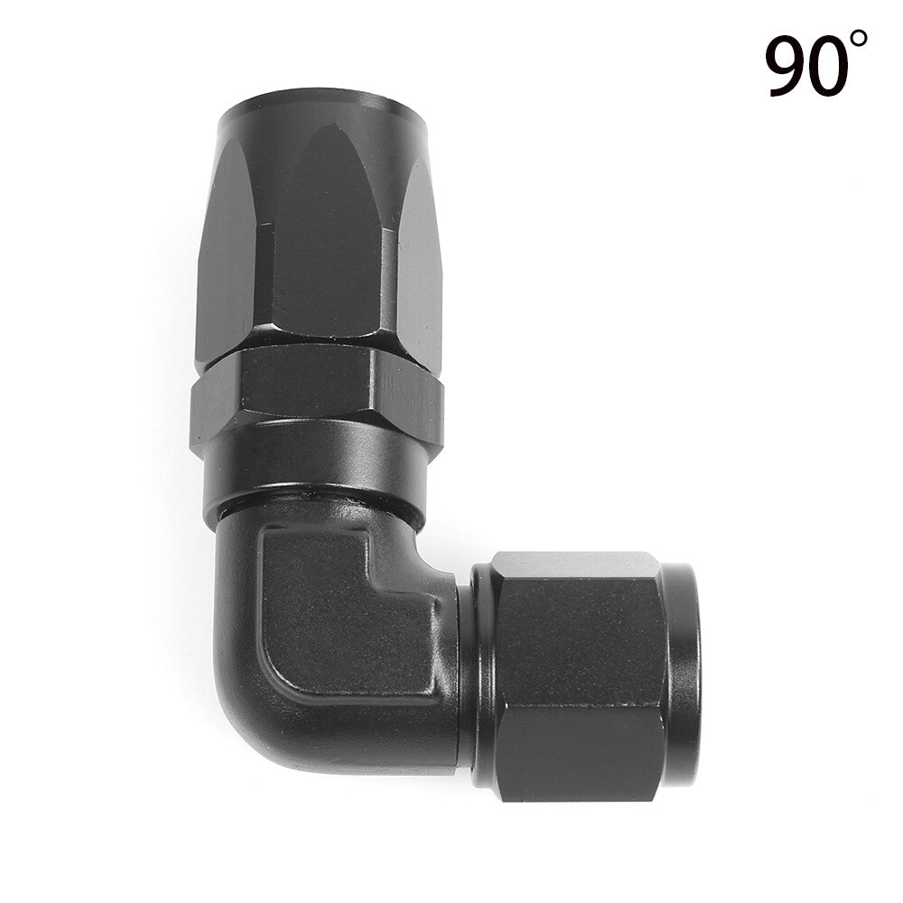 AN4/AN6/AN8/AN10/AN12 Alloy Adapter Fitting Forged Swivel Hose End 45/90 Degree Q