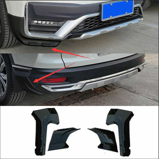 for Honda CR-V CRV 2020-2022 Glossy Black FR Bumper Corner Guard Cover Trim 4X