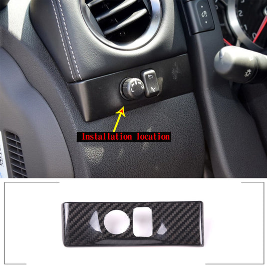 2-Piece Matte Black Rear Triangle Shutter Louver Cover for Mazda MX-5 2016-23- v