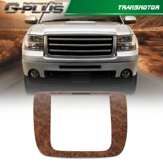 Center Dash Radio Bezel Fits Silverado Suburban Tahoe for Sierra for Yukon 2007-2014- v