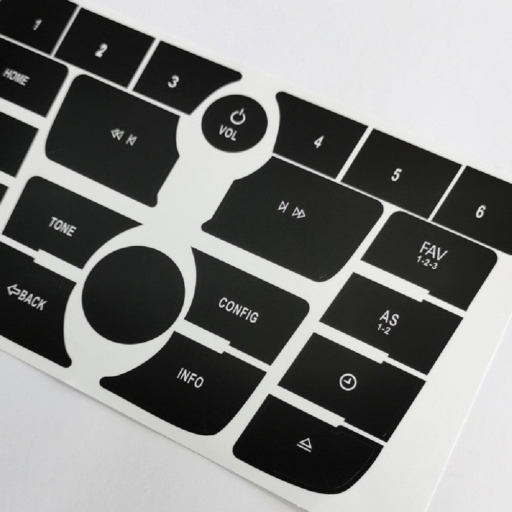 1 x CD Radio Audio Button Repair Stickers for Buick Verano / Encore 2012-2015