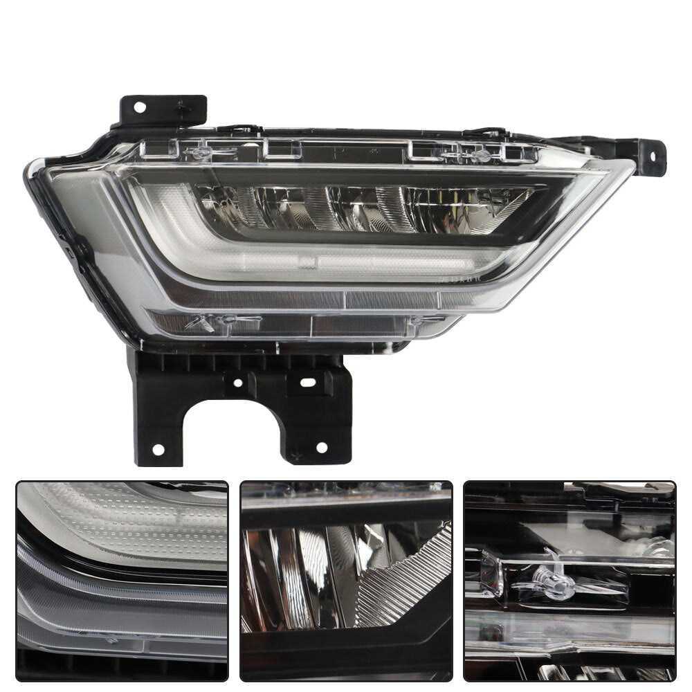 For F150 2021 - 2022: Front LED fog lights, driver's side light, passenger right side. n