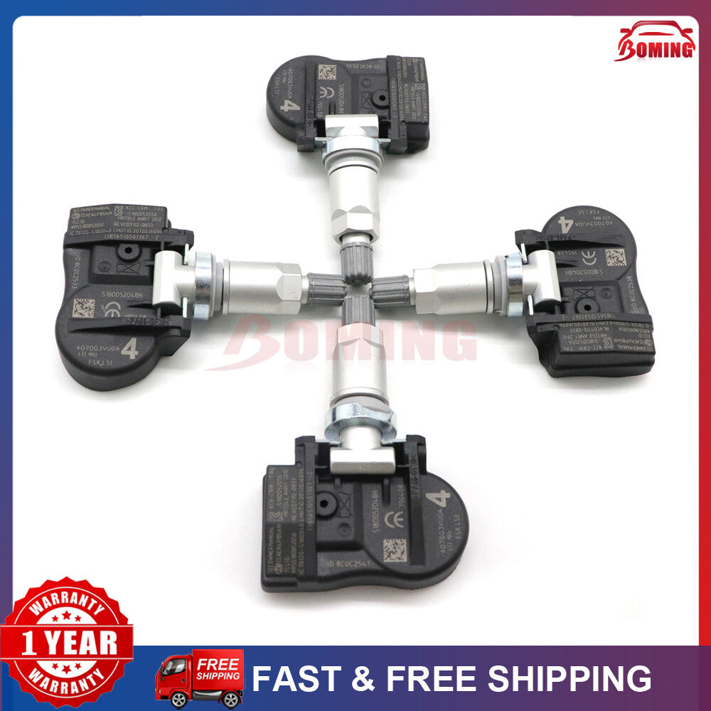For 2014 2015 2016 for Nissan Rogue TPMS 4X TIRE PRESSURE SENSOR NEW 40700-3VU0A