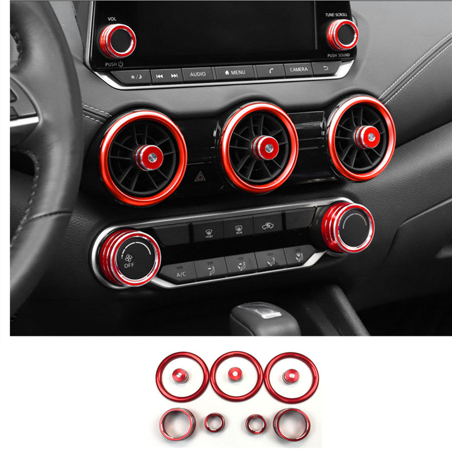 ABS Carbon Fiber Center Center Control Gear Shift Cover Trim for Corvette C7 2014-2019- v