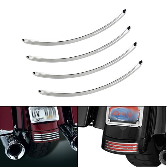 Chrome Rear Fender Trim Accent for Harley Street Glide FLHX 2006-2017 CVO Q