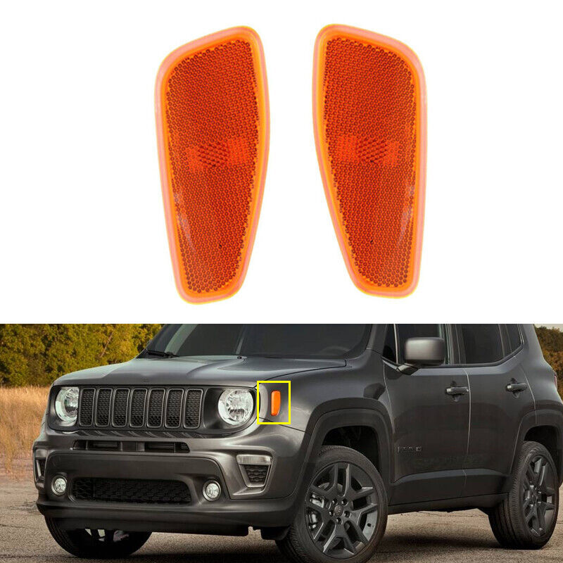 LHRH front Side Marker Lights Width Lamp for Jeep Renegade 2015-2021