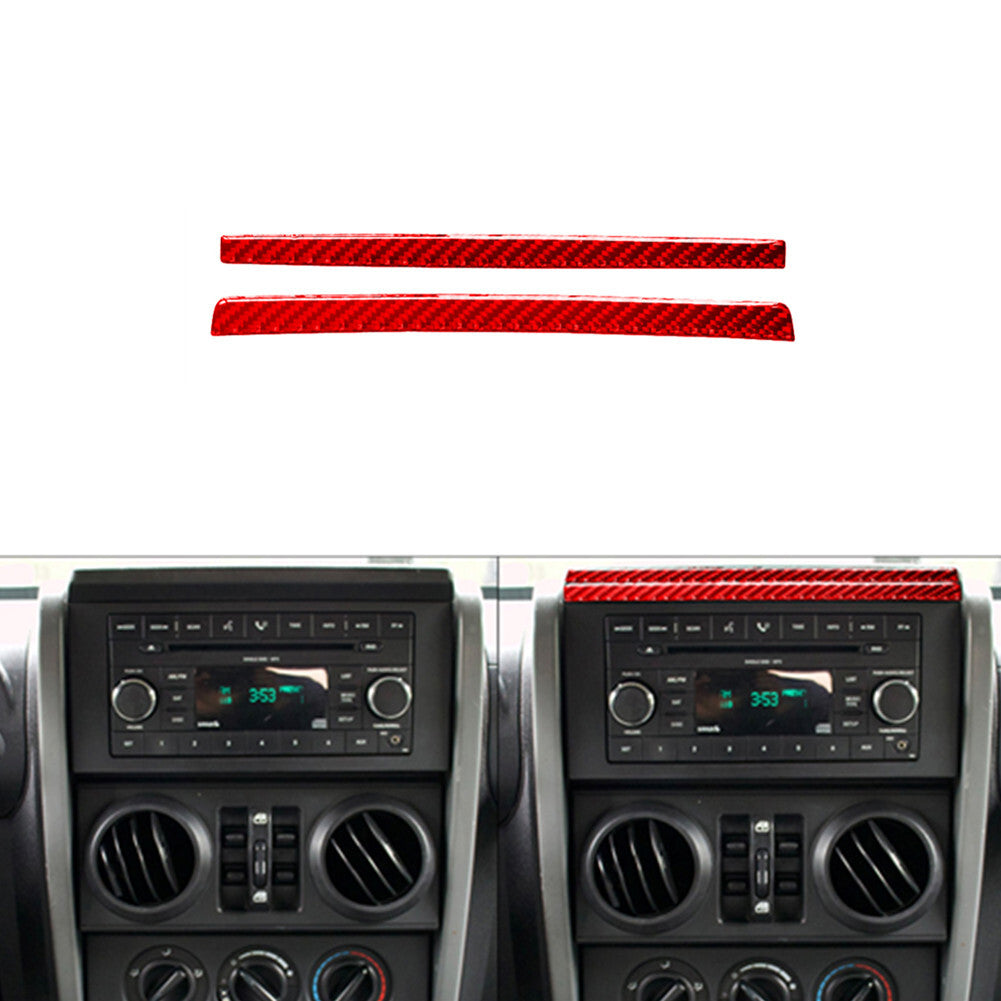 Carbon Fiber Climate Control Panel Cover Trim For Land for Range Rover Sport 2014-17 v