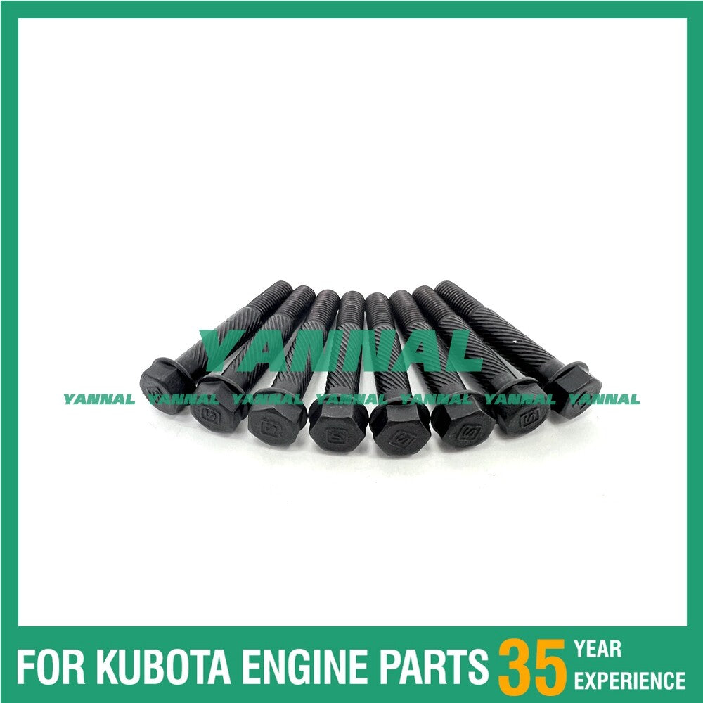 Brand new 8-piece connecting rod bolt set for V2403 and V2203 engine parts.
