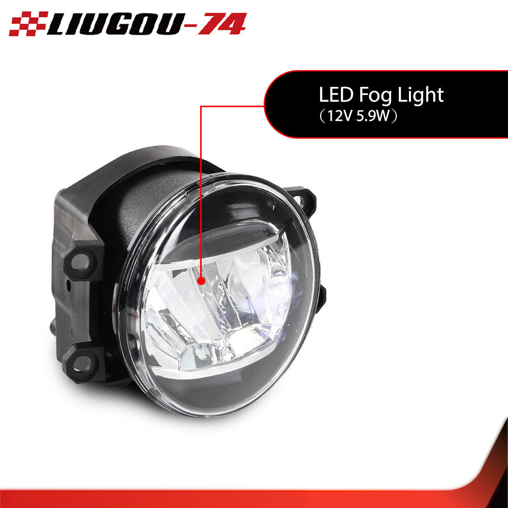Led pair set fog light right left Rh Lh suitable for for Lexus 8122048051- v