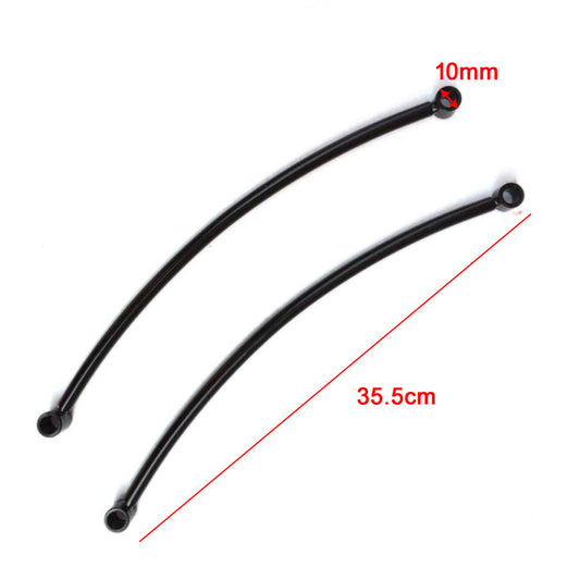 Black Rear Fender Rail Support Bracket Mount Holder for Harley Cruiser Bobber