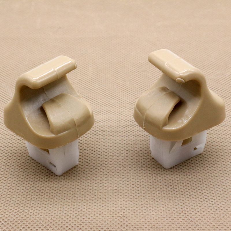 2-Pack Beige Sun Visor Clips 88217TR0A01ZK Suitable for Honda 13-17 Accord  15-16 CR-V