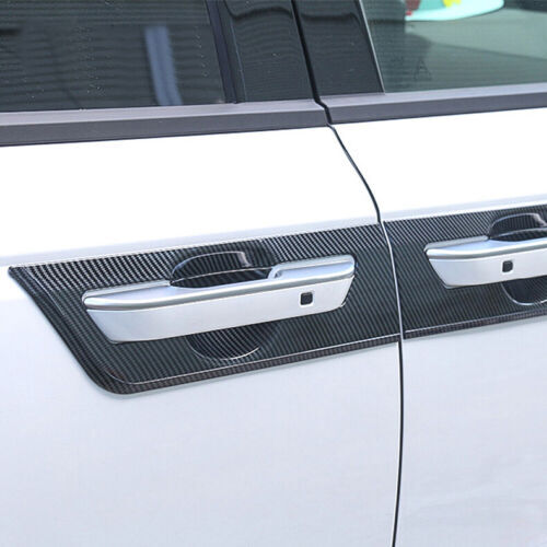 for Kia Carnival 2022-2023 Carbon Fiber ABS Door Handle Bowl Molding Cover Trims