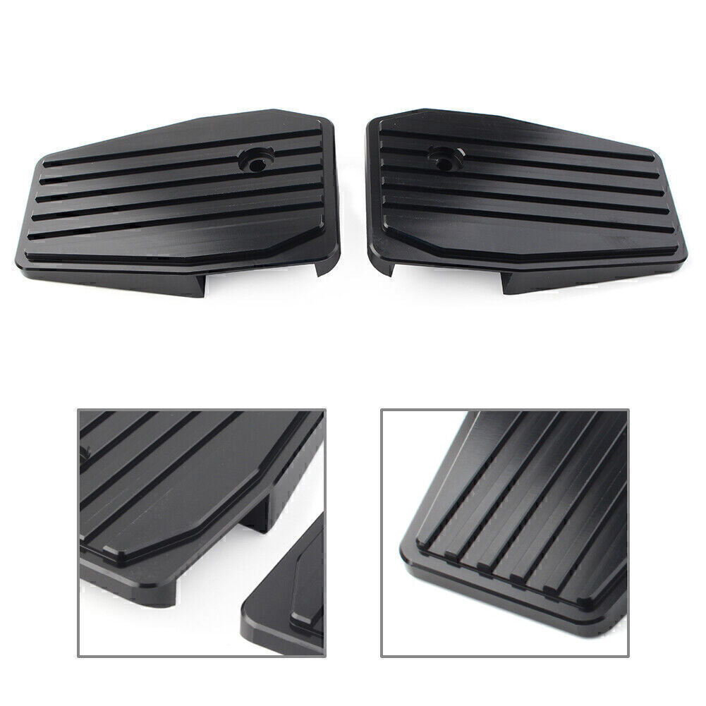CNC Folding Foot Pegs Rest Pedal Pad Fit for Honda Rebel 500 CMX500 CMX300 Black