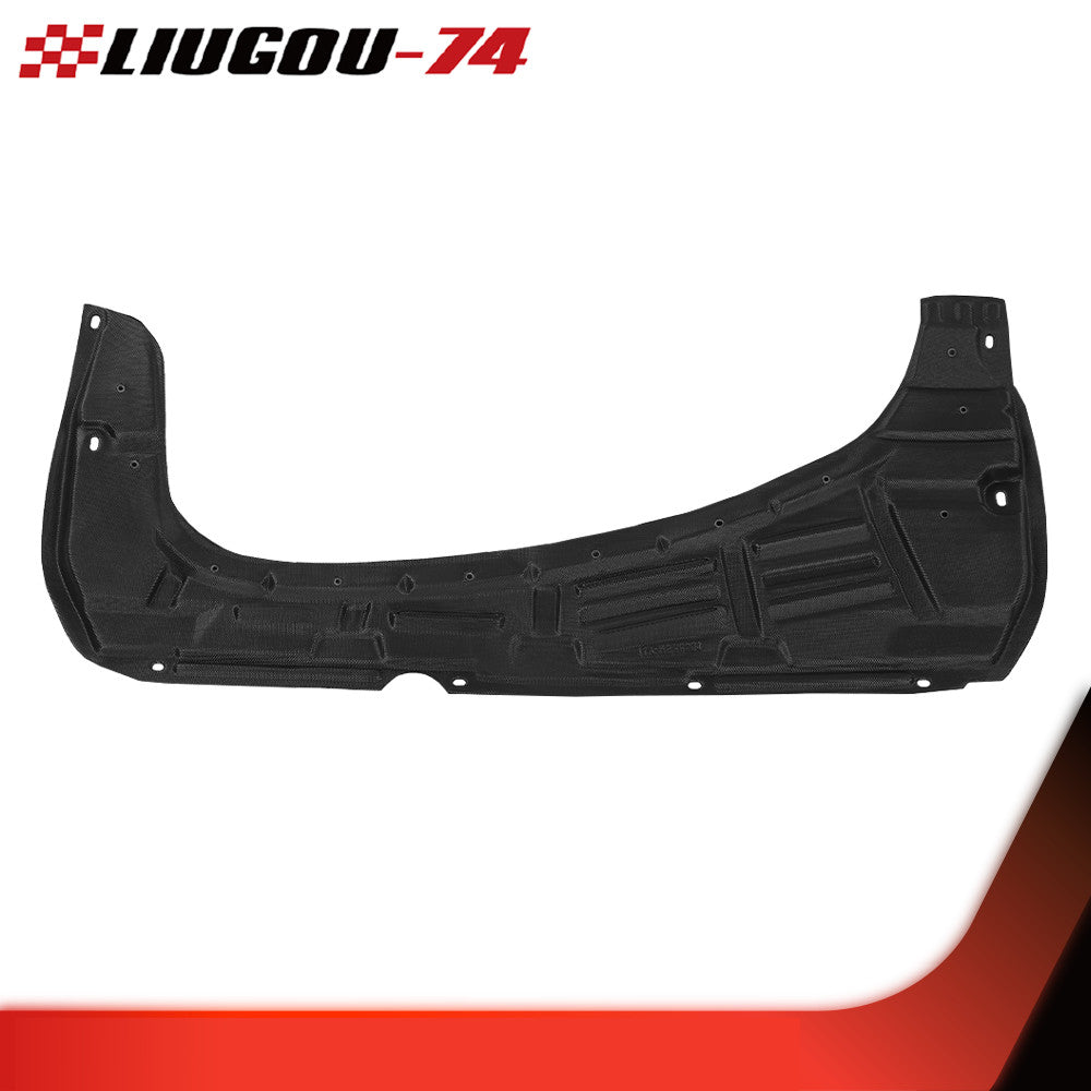 Front Engine Splash Guard Protector Brand New Fits 2007 - 2012 for Versa Black - v