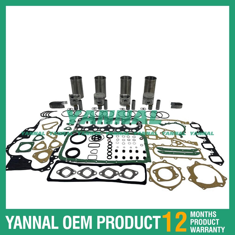 4-piece TD25 Overhaul and Rebuild Kit with Shims and Bearings for Nissan Diesel Engines