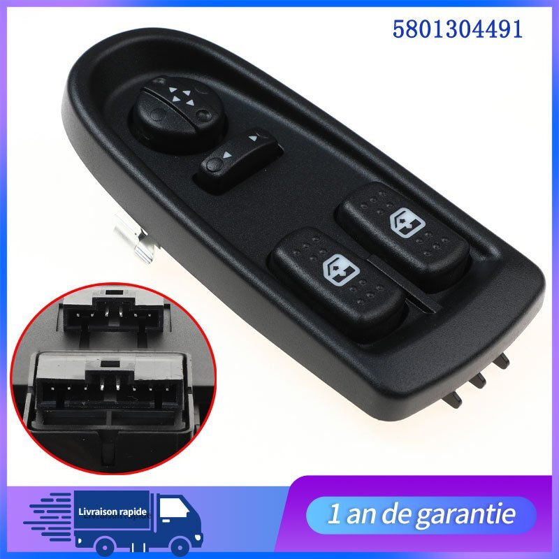 Commande Bouton Leve Vitre Electrique 5801304491 Pour for Iveco Daily IV 2006-2011