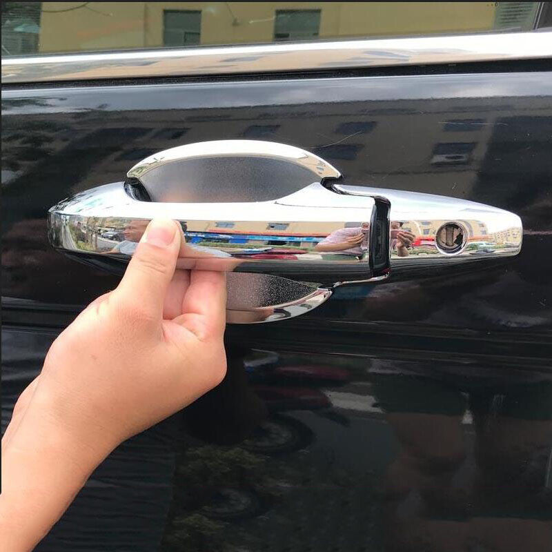 8pcs Chrome style Side Door Handle Covers Trim For 2007-2011 for Honda CRV CR-V SUV