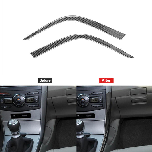 Carbon Fiber Interior Gear Shift Panel Cover Trim for Honda for Civic 1999-2000 v