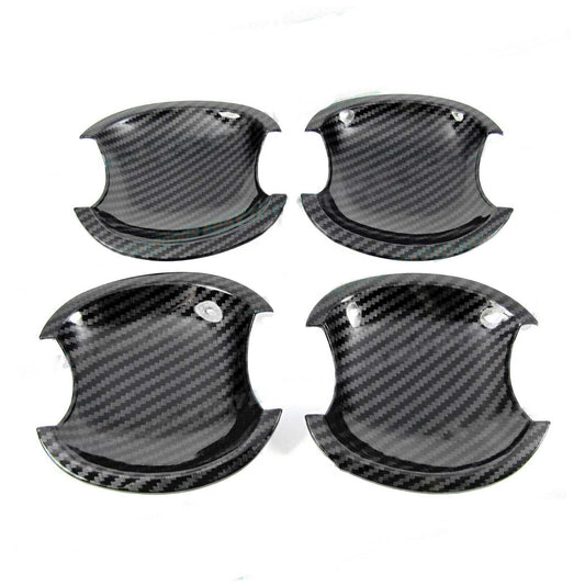 Carbon Fiber Side Handle Bowl Bowl Covers Trims for 2003-13 for Toyota for Corolla