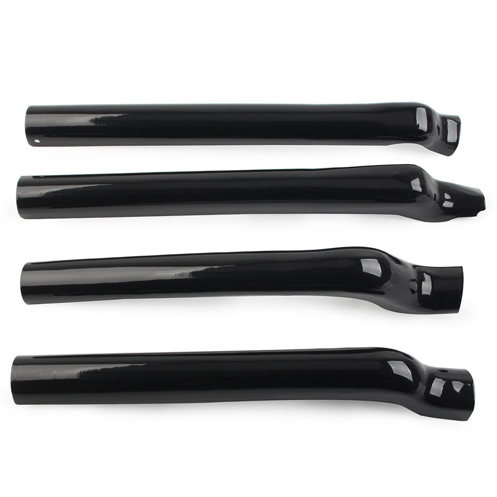 Rear Swingarm Tube Covers Metal Black Fit for Harley Heritage Softail Classic FLSTC Q