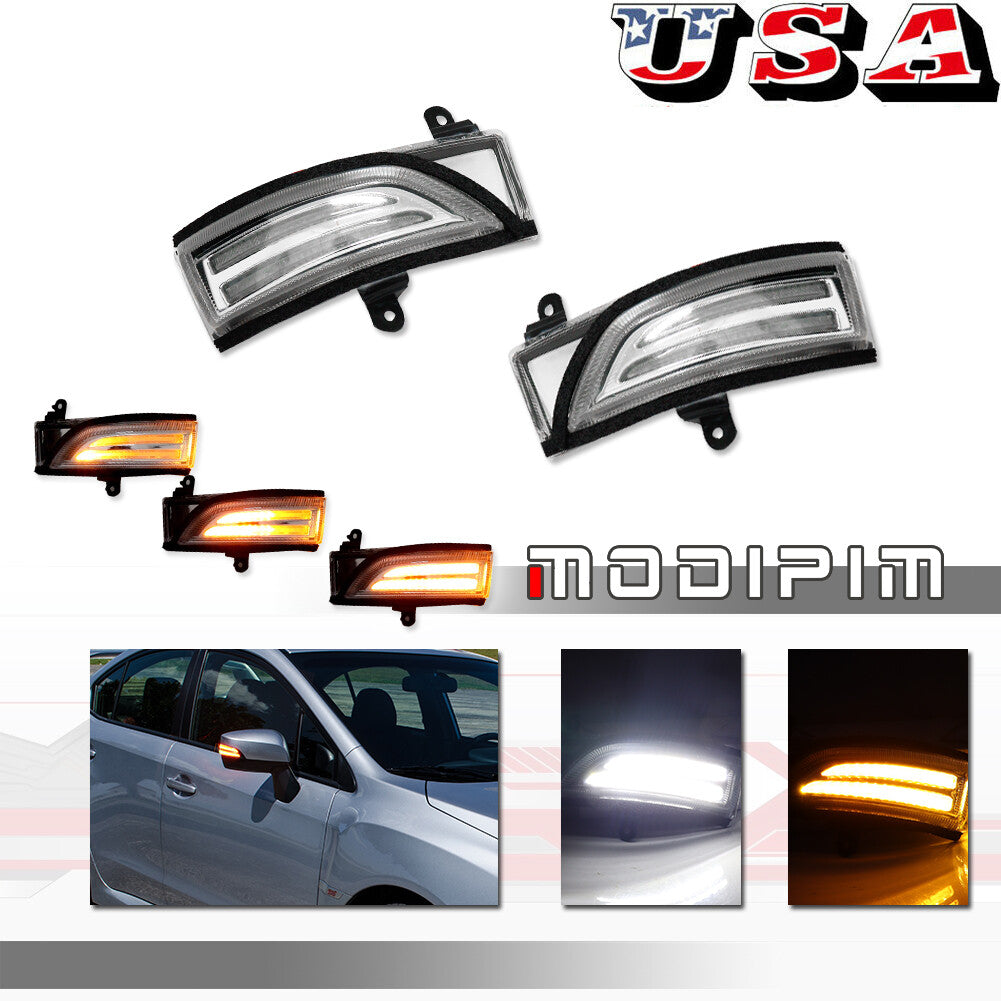Amber LED side mirror light suitable for 2015-2021 Impreza/WRX/Crosstrek- v
