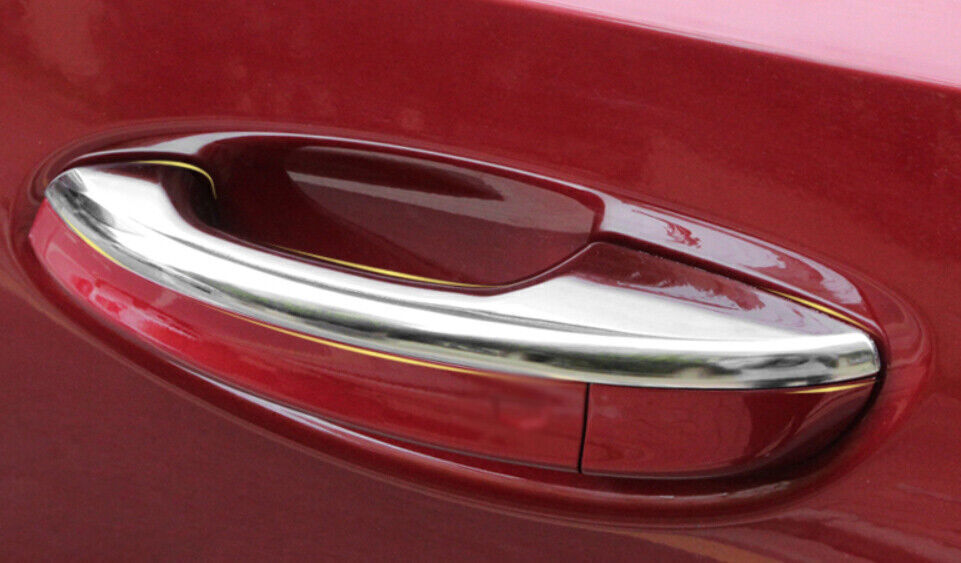 Fit for Cadillac CT5 2020-2023 Steel Chrome Outside Side Door Handle Cover Trims
