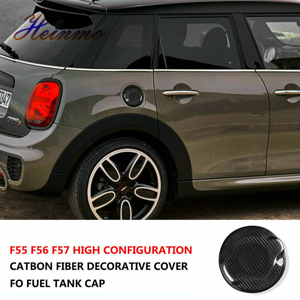Carbon fiber fuel tank cap accessory for Mini Cooper S F55 F56 F57 n